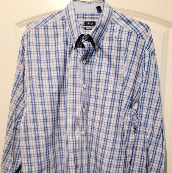Izod Men's Dress Shirt 2XL Buttondown - Picture 1 of 6